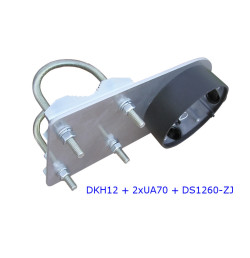 DKH12 + 2x UA70  držiak pre kameru Hikvision, Dahua, TVT ap.